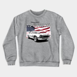 Maverick USA Muscle Car Crewneck Sweatshirt